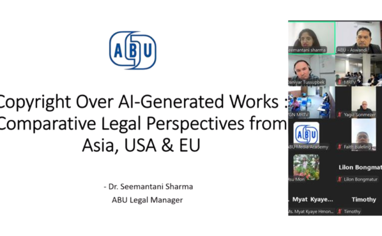 ABU Webinar: Copyright over AI-generated worksHello world!